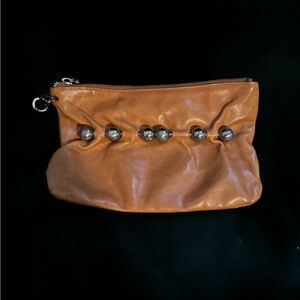Chloe Tan Leather Clutch